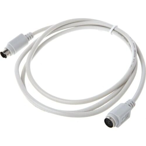 PS/2 Keyboard Mouse Male To Female Extension Cable Lead 6 Pin Motherboard Mouse G88D