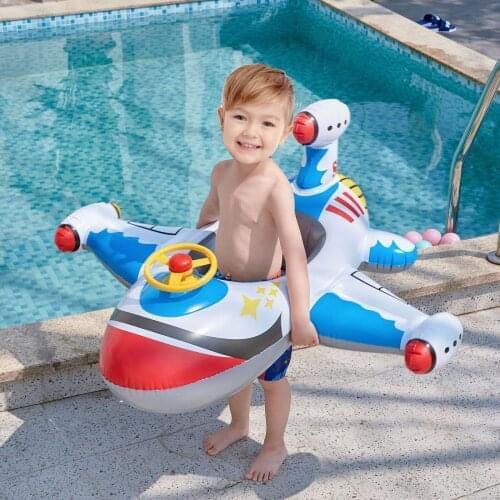 Airplane Safety Baby Seat Float Swim Ring Inflatable Infant Kids Swimming Pool Rings Water Toys Swim Circle For Kids