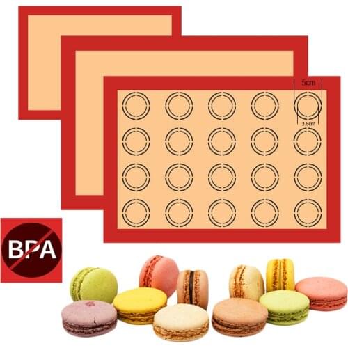 Teyaao Non-stick silicone baking mat macaron baking tools