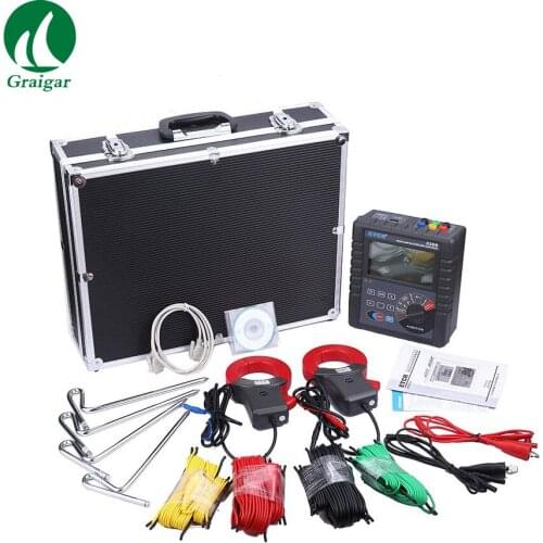 ETCR3200 Double Clamp Grounding Resistance Tester of Earth Resistance Measurement Soil Resistivity Meter Leakage Current Tester