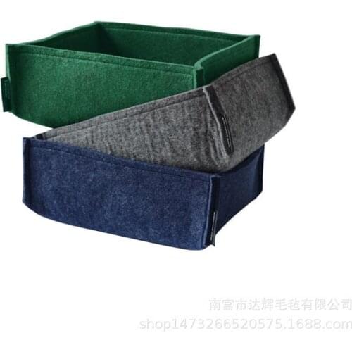 Nordic Style Ins Felt Storage Box Storage Basket Desktop Living Room Porch Key Debris Holder Wool Home Organizer
