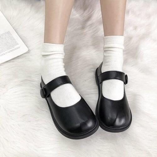 2021 Japanese Style Mary Jane shoes Women Vintage Soft Sister Girls flat Platform shoes College Student Lolita Shoes womenwer4