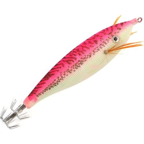 1 PC 9cm 17.5g Fishing Lure Barbed Hook Fresh Water Lake Big Belly Squid Bait Fluorescence Bass High Quality