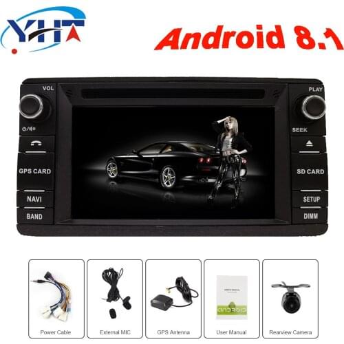 2din 6.2" Quad Core 1+16G Android 8.1 Car Stereo Radio DVD Player with Steering Wheel Control 800*480 for Mitsubishi Outlande