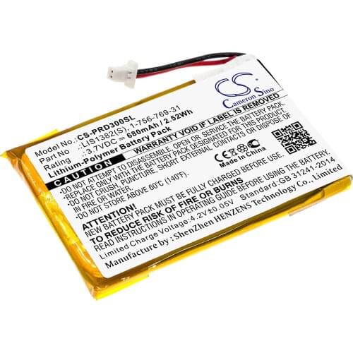 Premium Battery For Sony PRS-300,PRS-300BC,PRS-300RC,PRS-300SC 750mAh