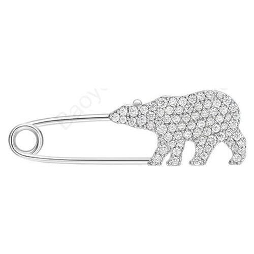 Baoyocn White Brooches For Clothes