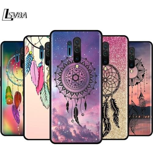 Black TPU Soft Cover Dream The Catcher for OnePlus 5T 6 6T 7 7T 8 Pro Phone Case