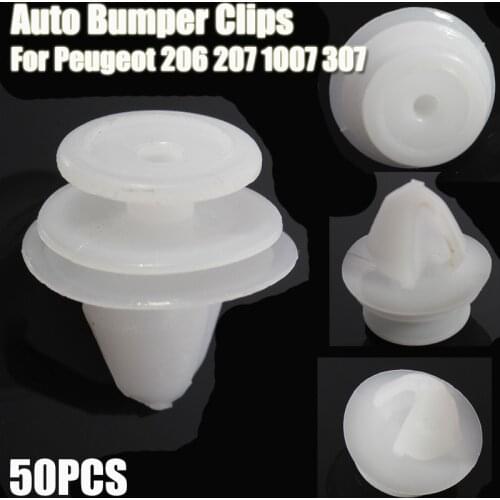50Pcs D-150 Door Trim Clips Auto Car Panel Mounting Bumper Door Trim Clips Holder For Citroen Peugeot 1007 206 207 307 607