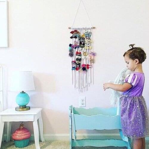 Kids Children Girls Hair Bow Storage Hanger Barrettes Hairpin Hair Clips Holder