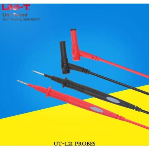 UNI-T UT-L21 Probes; universal multimeter pen sheathed cross plug / suitable for most multimeters