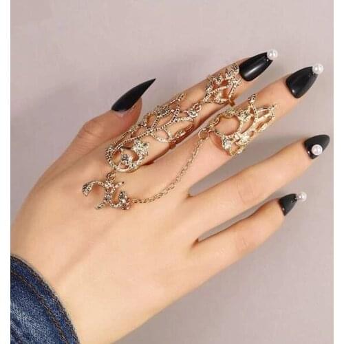 HuaTang Charming Crystal Stone Joint Ring for Women Men Hollow Geoemtic Flowers Ring Weddings Jewelry Accessories кольца 3237