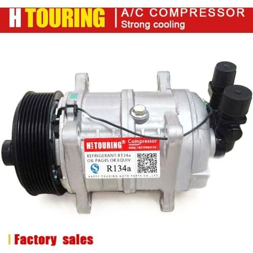 TM16 compressor for TM16 HD for Universal freezer truck Carrier Thermo King Hubbard 10356120 8800022 V8 12V / 24V