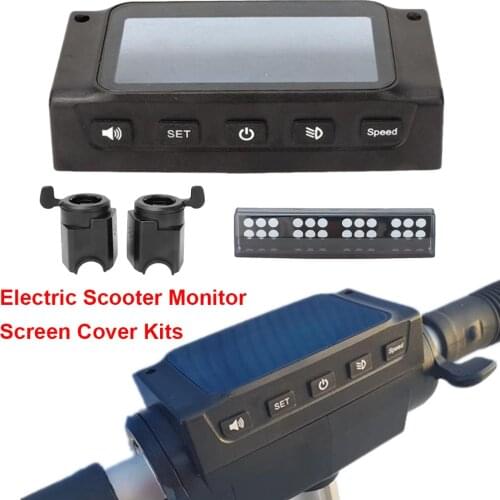 Electric Scooter ABS Screen Cover Left and Right Thumb Handle Lamp Shell Lamp Housing Kit for KUGOO S1 S2 S3 Scooter accessories