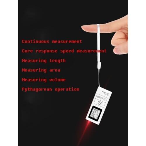 Laser range finder high precision handheld electronic ruler laser scale distance measuring instrument tool volume room artifact