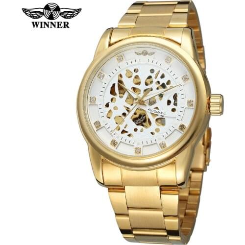 Forsining Mens Automatic Movement Luxury Branded Skeleton Stainless Steel Bracelet Super Quality Dress Wrist Watch WRG8097M4