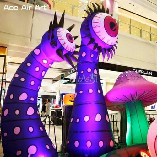 Customizable model balloon Led Lights Glow inflatable Monster Single Eyes Pillars Replica Made in China Offered By Ace Air Art
