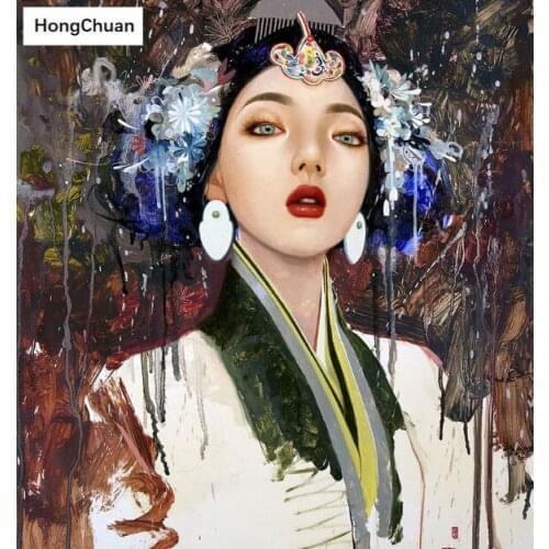 New 5D DIY diamond embroidery "cute beauty" full square/round diamond painting cross stitch rhinestone mosaic home decoration