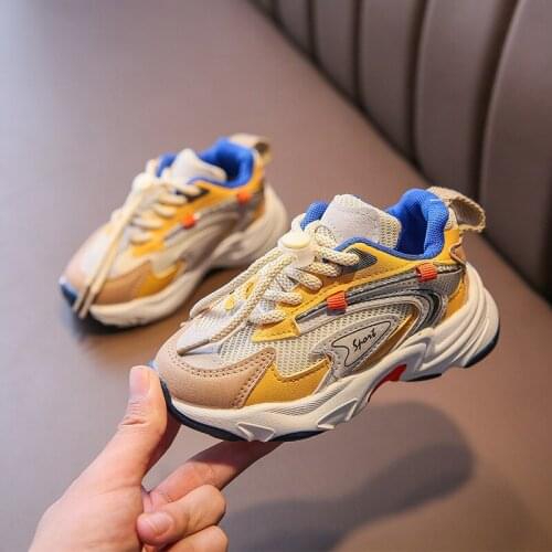Autumn Boy Girl Children Casual Shoe 6-12 Years Tide Kid Soft Bottom Breathable Sneaker Non-slip Buffer Toddler Running Shoes