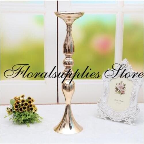 Wedding table centerpiece road lead T-stage flower vase display wedding decoration home furnishing flower stand