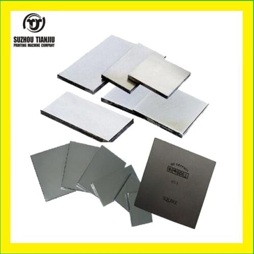 TJ Blank stainless steel plate for pad printing 100mm*100mm*T10mm(4"x4")