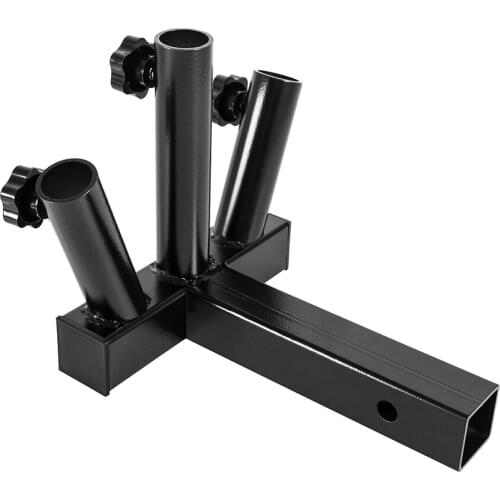 Universal Hitch Mount Flagpole Holder Compatible for 2 inch Hitch Receivers Hitch Mount Flag Holder with Anti-Wobble Screws