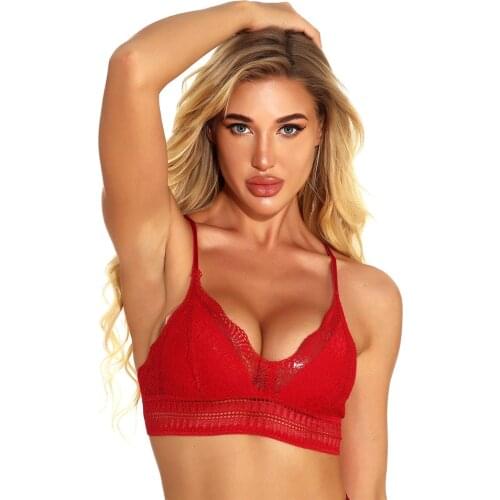 2020 Big size Sexy Lace Bralette Bras Womens Bras Wiree Free Wireless Brassiere Non- Padded Bralette Plus Size XL XXL