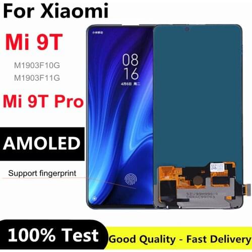 6.39" AMOLED LCD for Xiaomi Mi 9T Pro LCD for Redmi K20 Display for Xiaomi 9T MI9T Pro Redmi K20 LCD Touch Screen Digitizer