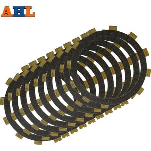 Motorcycle Clutch Friction Plates Kit Set for YAMAHA FZR1000 (1995) / YZF R6 (2007) Bakelite Clutch Lining 9PCS #CP-0004