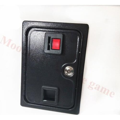 American style single Arcade Coin Door With Quarter Acceptor and door lock For MAME or Arcade Replacement Iron Door Construction