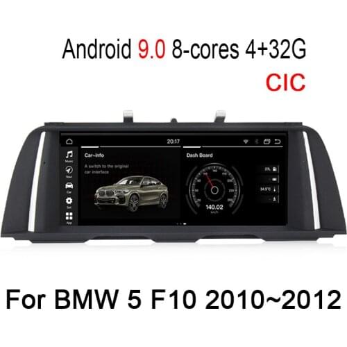 Android 9.0 8 cores 4G+32G Car multimedia Player Navigation GPS radio For BMW 5 F10 2010 2011 2012 Original CIC