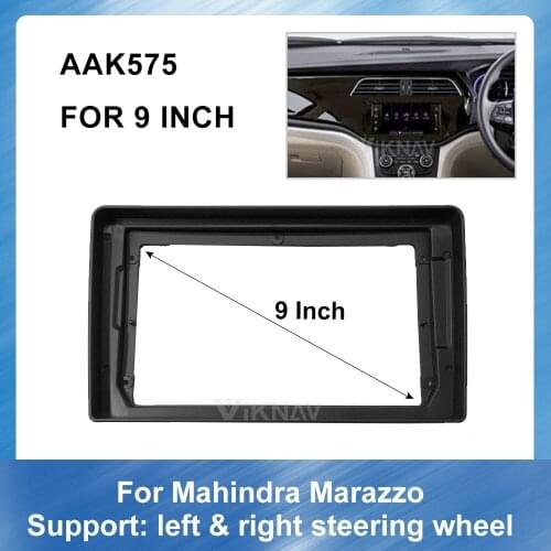 Double Din Car Radio Multimedia fascia for Mahinda Marazzo Dash Kit Console Trim Bezel Fascia Facia Plate GPS Mount Kit Frame