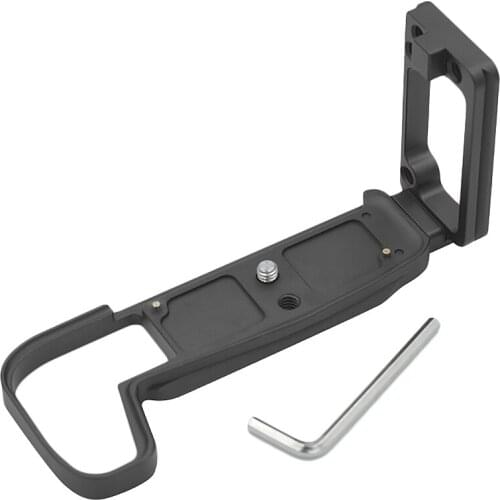 For Canon EOS RP Vertical Quick Release L Plate Bracket Holder Hand Grip Base Handle Black