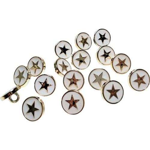 HL 30/50/150pcs 11mm New Plating Buttons Shank DIY Apparel Sewing Accessories Shirt Buttons