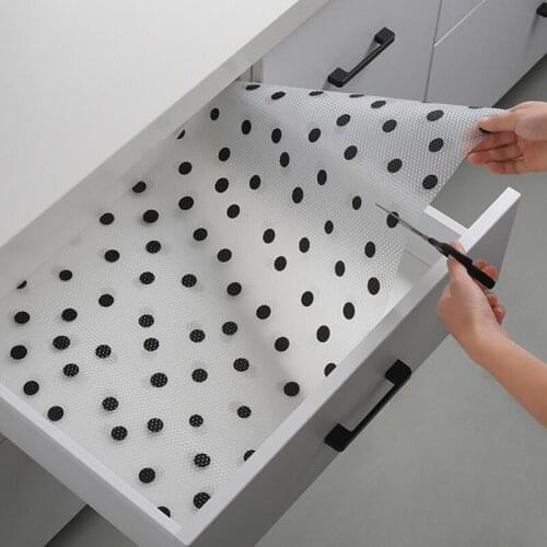 Drawer Mat Kitchen Oil-proof Stikers Mat For Kitchen Table Waterproof Mat Refrigerator Pad Organizer Shelf Liner Contact Paper