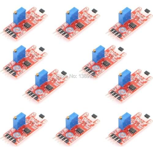 Factory Selling Free Shipping 10pcs/lot Linear Magnetic Hall Sensor Module KY-024