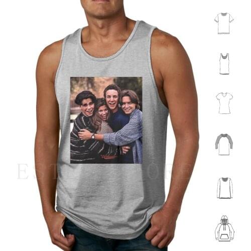 Boy Meets World Group Photo Tank Tops Vest Cotton Shawn Hunter Cory Matthews Bromance Boy Meets World Tv Show Sitcom 90 Friend