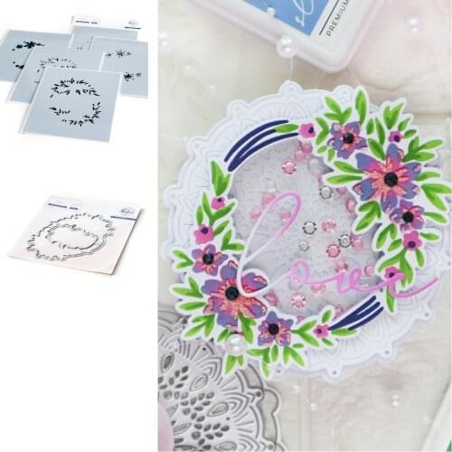 Wreath Metal Cutting Dies Stencils for Scrapbooking Stamp Photo Album Decorative Embossing Cut Die DIY Paper Cards 2021 NEW