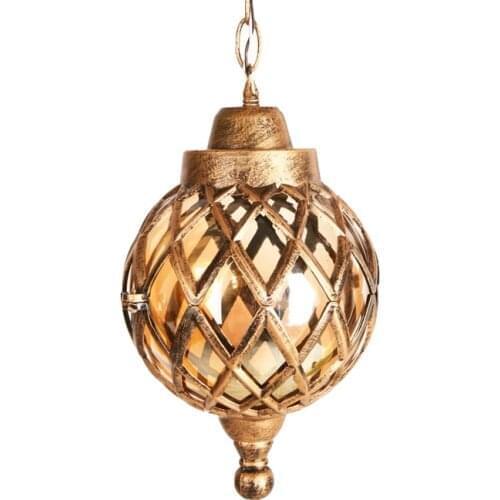 Outdoor chandeliers waterproof patio industrial lamps European kiosks corridors fixture Grape rack pendant light villa bra