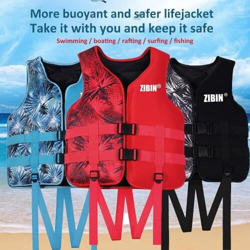Outdoor Water Sports Life Jacket For Adult Children Boating Surfing Swimming Drifting Safety Life Vest Buoyancy Survival Suit
