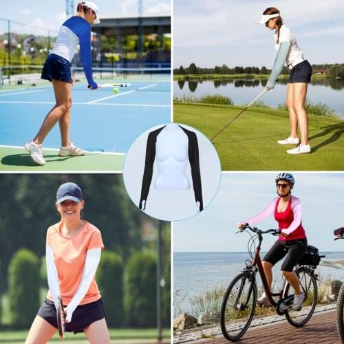 Silk Ice Cycling Riding Sleeve For Women Men Solid/camouflage Clothes Arm Warmers Sunproof Anti-uv Cooler Sleeve Sports Safety