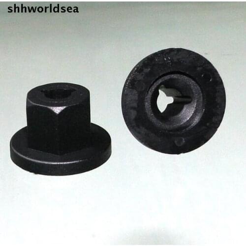 Shhworldsea auto plastic fastener Wheel nut cap M6 for ford for GM 90413589 180942