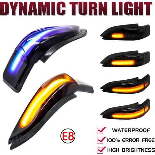 LED Rearview Mirror Indicator Blinker For Toyota Camry Corolla Prius C Venza Avalon Vios Yaris Scion iM Blue And Yellow Light
