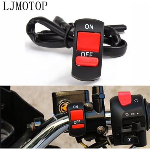 Universal Motorcycle Switches Handlebar Flameout Switch ON OFF Button For Yamaha MT01 03 25 125 FZ8 TDM 900 MT125 YZF R15