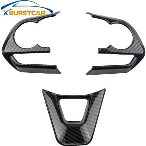Xburst Car Styling for Toyota RAV4 RAV 4 Corolla Avalon 2019 2020 Car Steering Wheel Button Panel Cover Trim Sticker Accessories