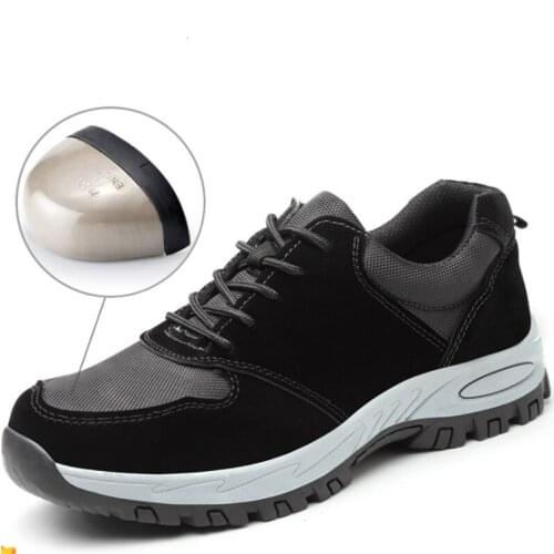 Unisex Work Safety Shoes Breathable Non-slip Safety Boots men Outdoor Building Unbreakable trekking Sneakers