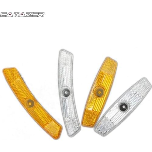1 Pair Bicycle Wheel Safety Spoke Reflector Bike Reflective Mount Clip MTB Warning Reflector Light Bike Lamp Spoke Light