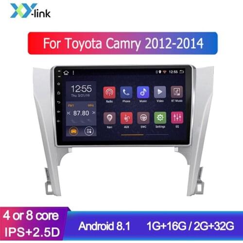 Android Car Stereo Radio GPS Navigation system bluetooth screen for Toyota camry 2012-2014 multimedia player usb no 2 din dvd