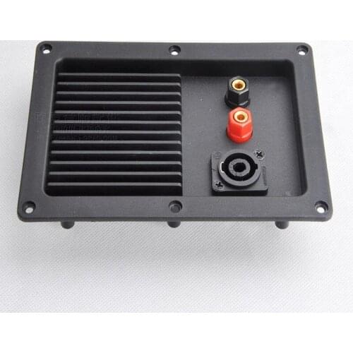 10pcs/lot Professional stage speaker junction box wiring board connector with red and black binding holes hole 144*95mm