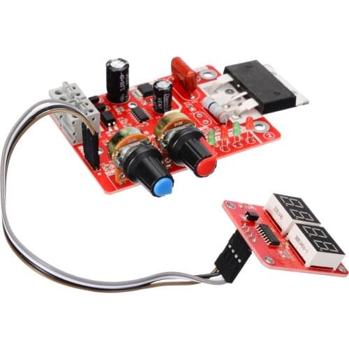 100A Spot Welders Control Board Digital Display Spot Welding Time and Current Controller Panel Timing Ammeter Controller Module