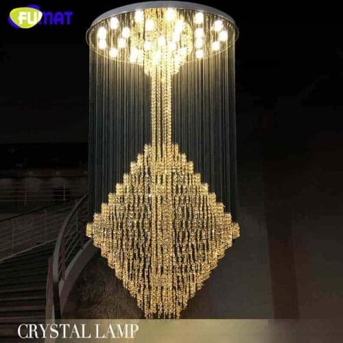 2016 LED Modern K9 Crystal Chandeliers Crystal Lamp 100% Guarantee Lustres de cristal criostail lamparas Villa Mall chandelier